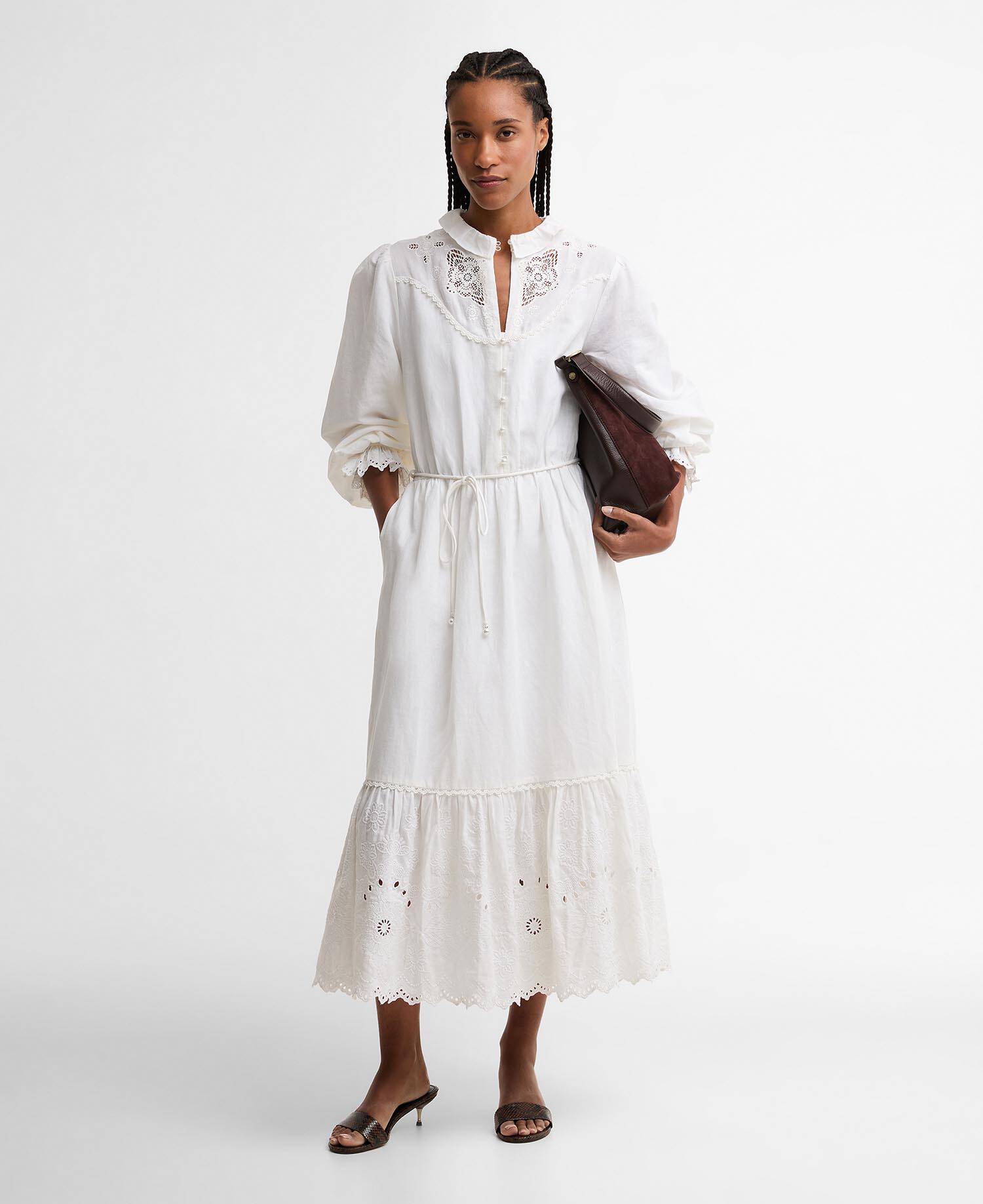 Avebury Maxi Dress White image number 1