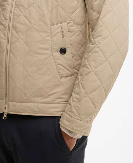 Tyneside Quilted Jacket Washed Stone