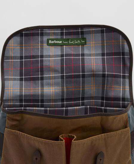 Paul Smith loves Barbour Wax Tarras Bag Tan