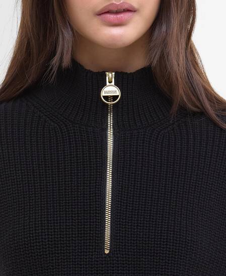 Clara Sleeveless Knitted Jumper Black