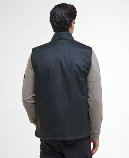 Darton Check Gilet Black/Sage Check Darton Check Gilet Black/Sage Check