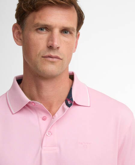 Heydon Short-Sleeved Polo Shirt Pink