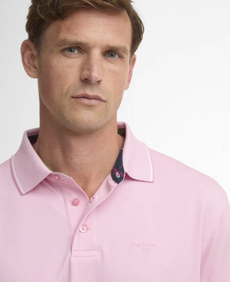 Heydon Short-Sleeved Polo Shirt Pink