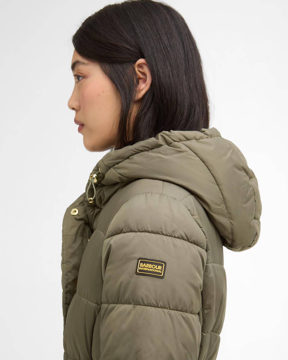 Track Line Quilted Jacket