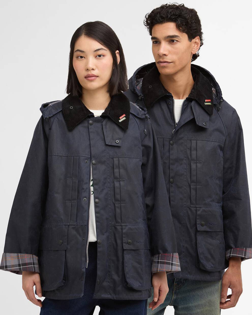 Barbour x Levi's Oversized Bedale Waxed Jacket