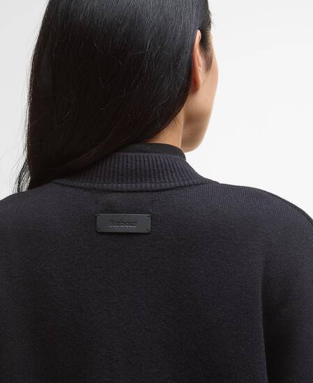 Bomber lavorato Milda Black