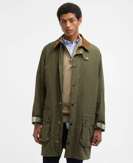 Icons Border Casual Jacket Ivy Green