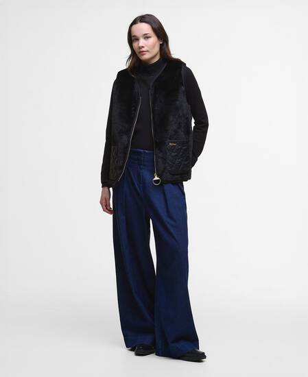 Karin Faux-Fur Gilet Black Fur Karin Faux-Fur Gilet Black Fur