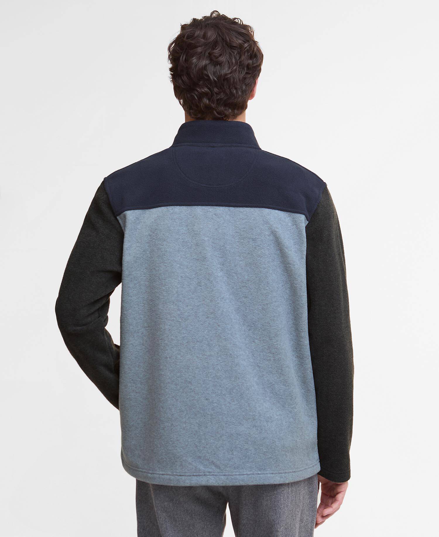 Giacca in pile color-block image number 2