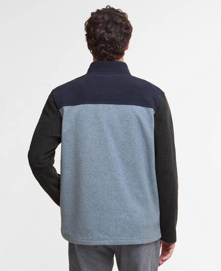 Colour Block Fleece Grey Marl