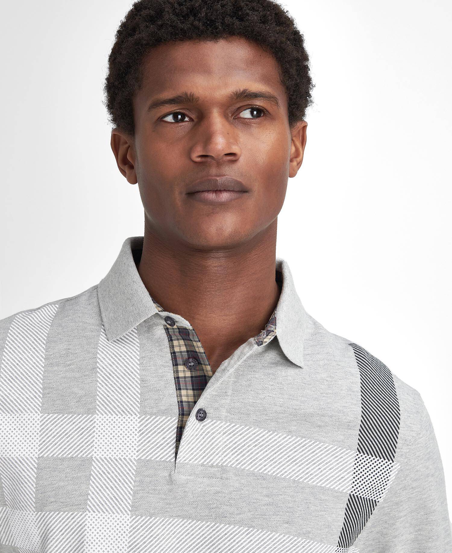 Blaine Tartan Long-Sleeved Polo Shirt image number 3