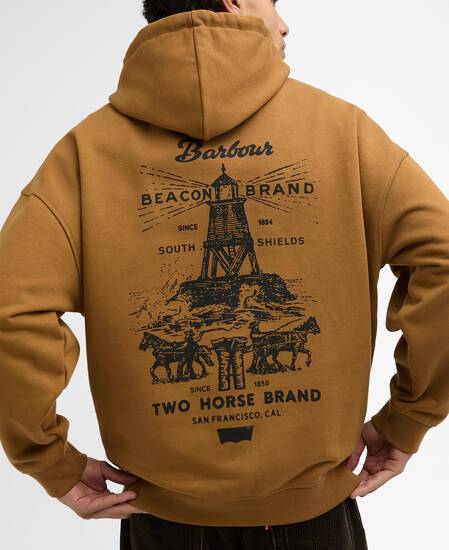 Barbour x Levi's Graphic Hoodie Tan Barbour x Levi's Graphic Hoodie Tan