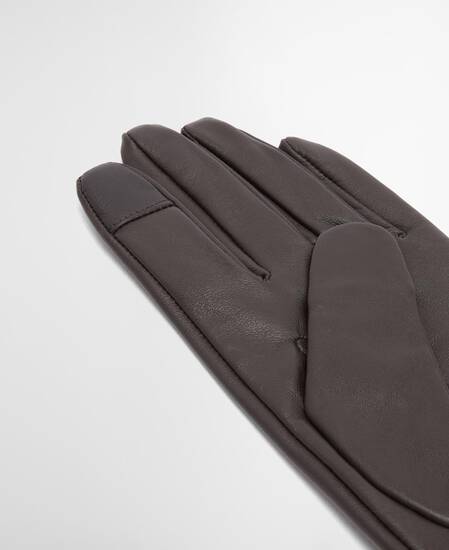 Deanna Leather Gloves Brown/Camel