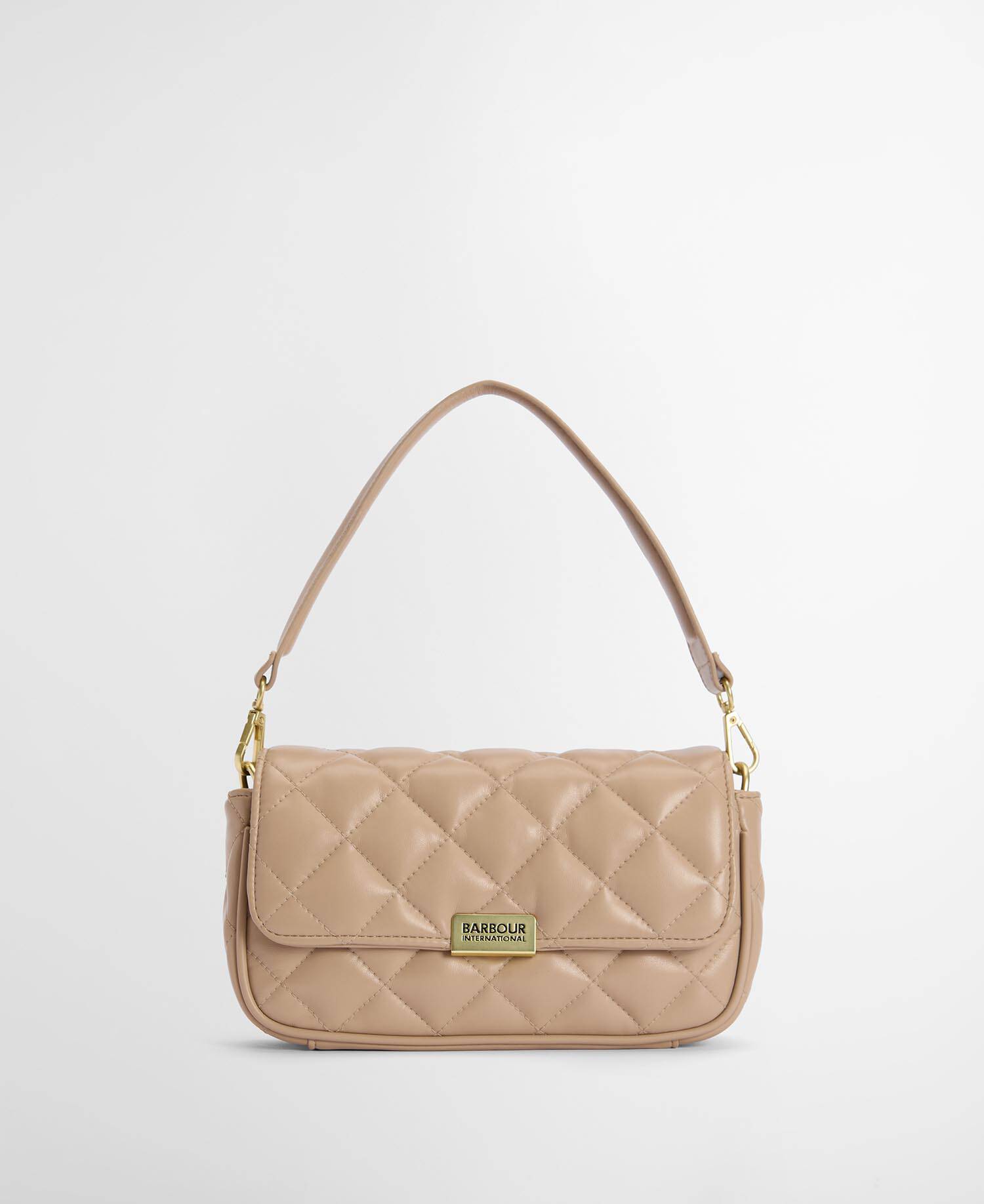 Soft Quilt Mini Soho Crossbody Bag Camel image number 0