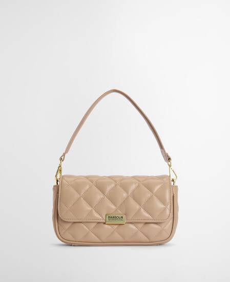 Soft Quilt Mini Soho Crossbody Bag Camel