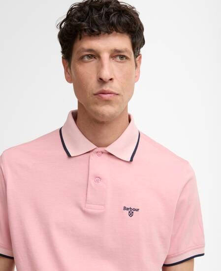Cornsay Short-Sleeved Polo Shirt Mineral Pink