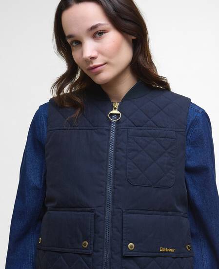 Theodora Gilet Dark Navy Theodora Gilet Dark Navy