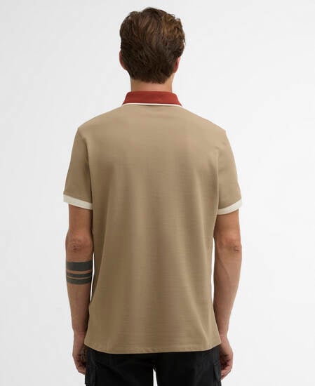 Howall Short-Sleeved Polo Shirt Coriander