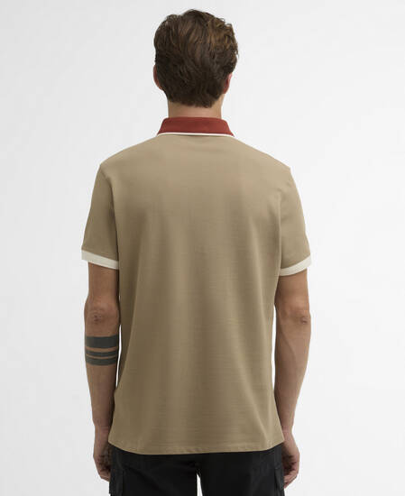 Howall Short-Sleeved Polo Shirt Coriander
