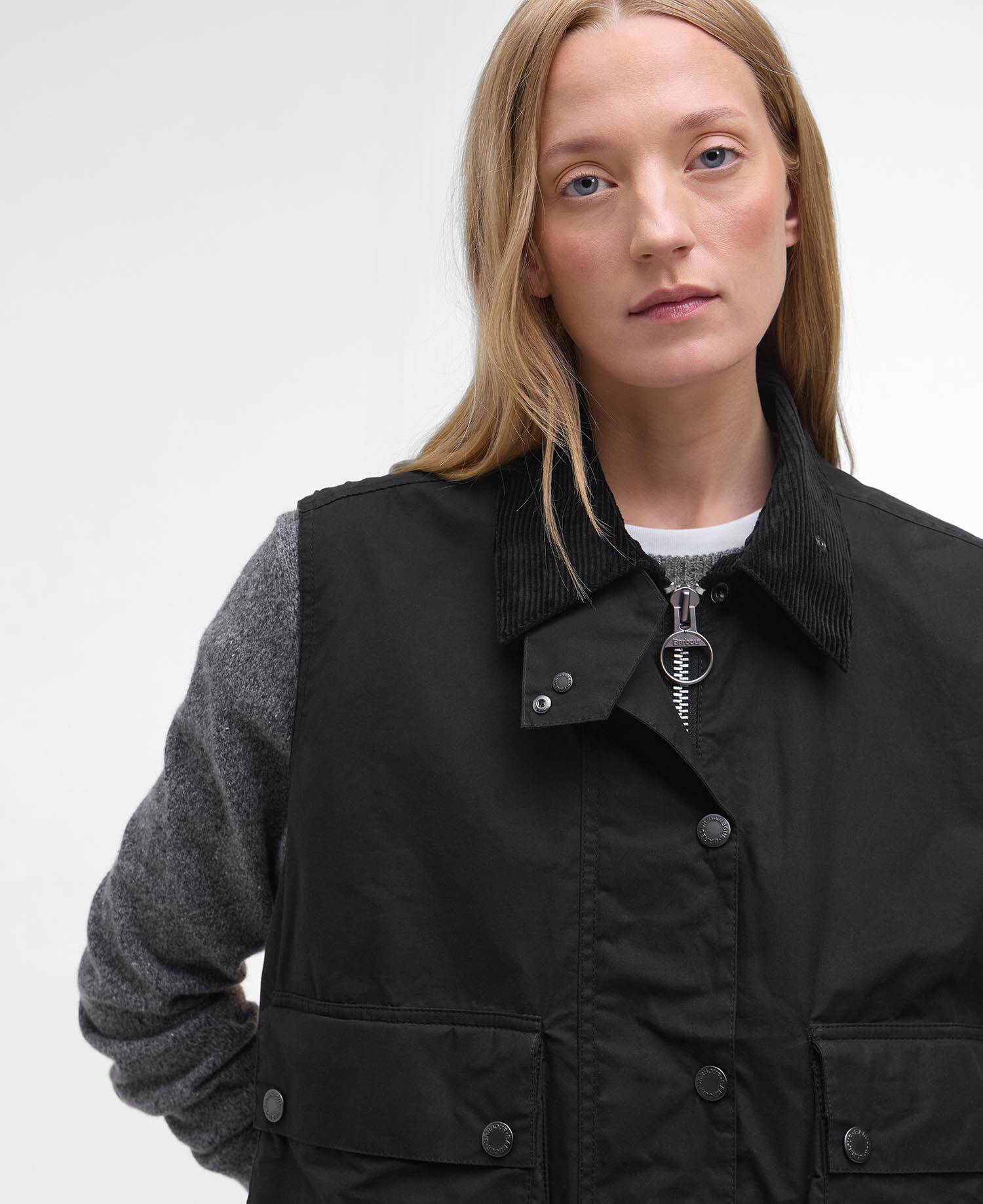 Gilet casual Bedale da donna Barbour x Margaret Howell Black image number 4