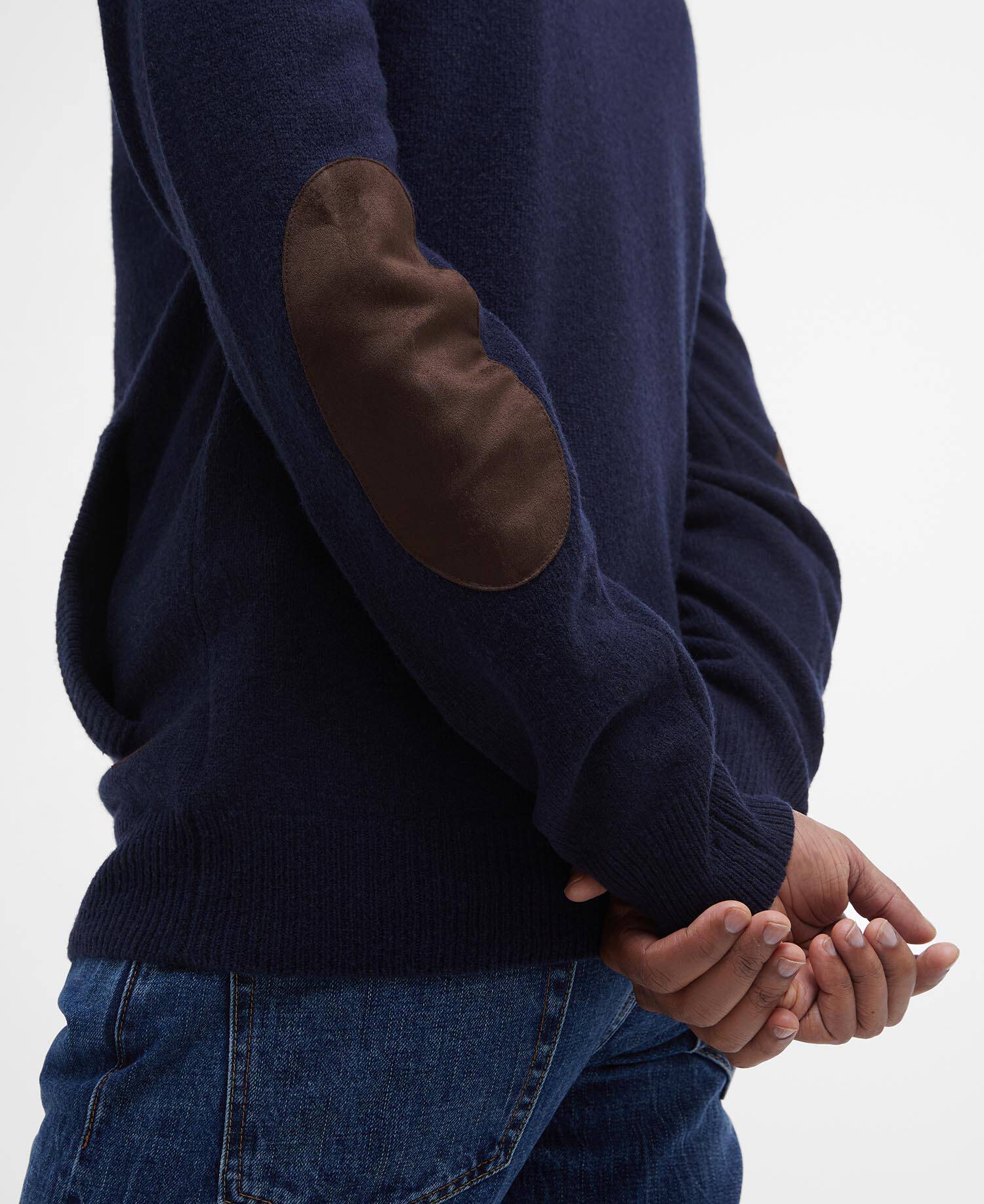 Essential Elbow-Patch Cardigan image number 5