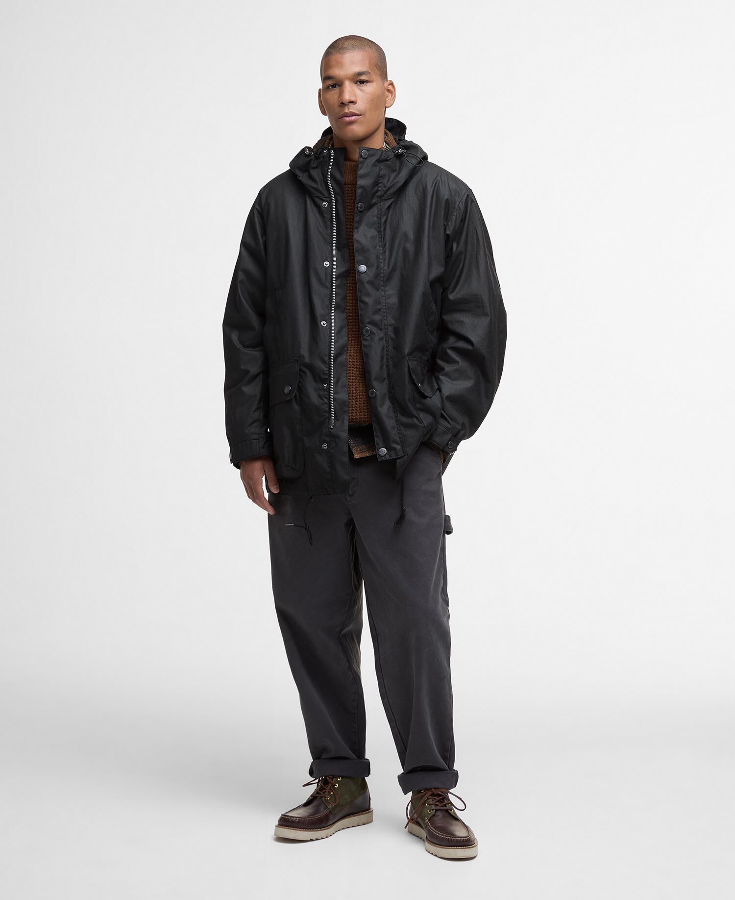 Giacca cerata Tide Black