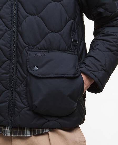 Jig Quilted Jacket Navy