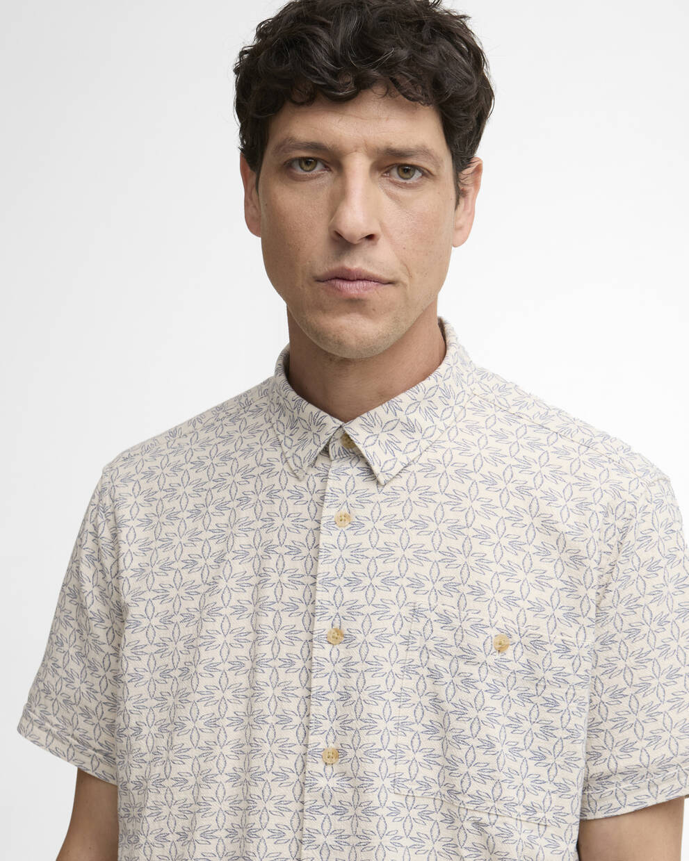 Wildfell Printed Short-Sleeved Relaxed Shirt
