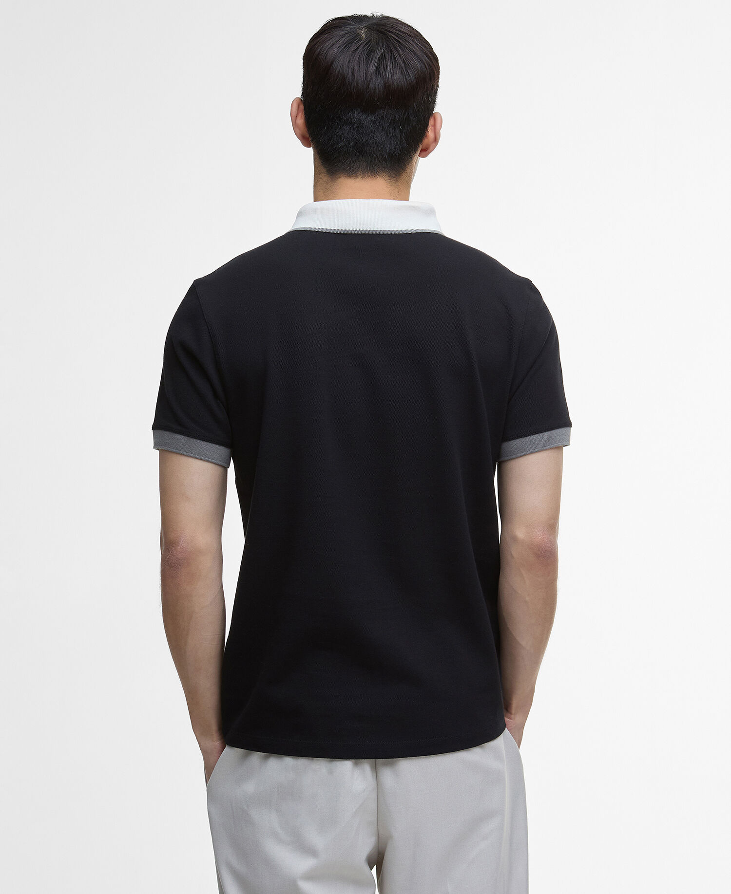 Howall Short-Sleeved Polo Shirt Classic Black