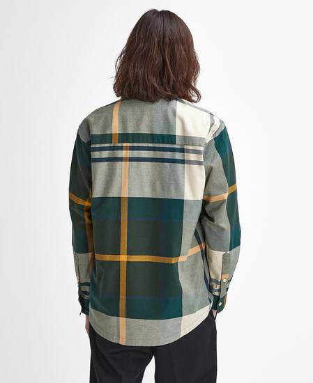 Renford Oversized Long-Sleeved Tartan Shirt Ancient Tartan