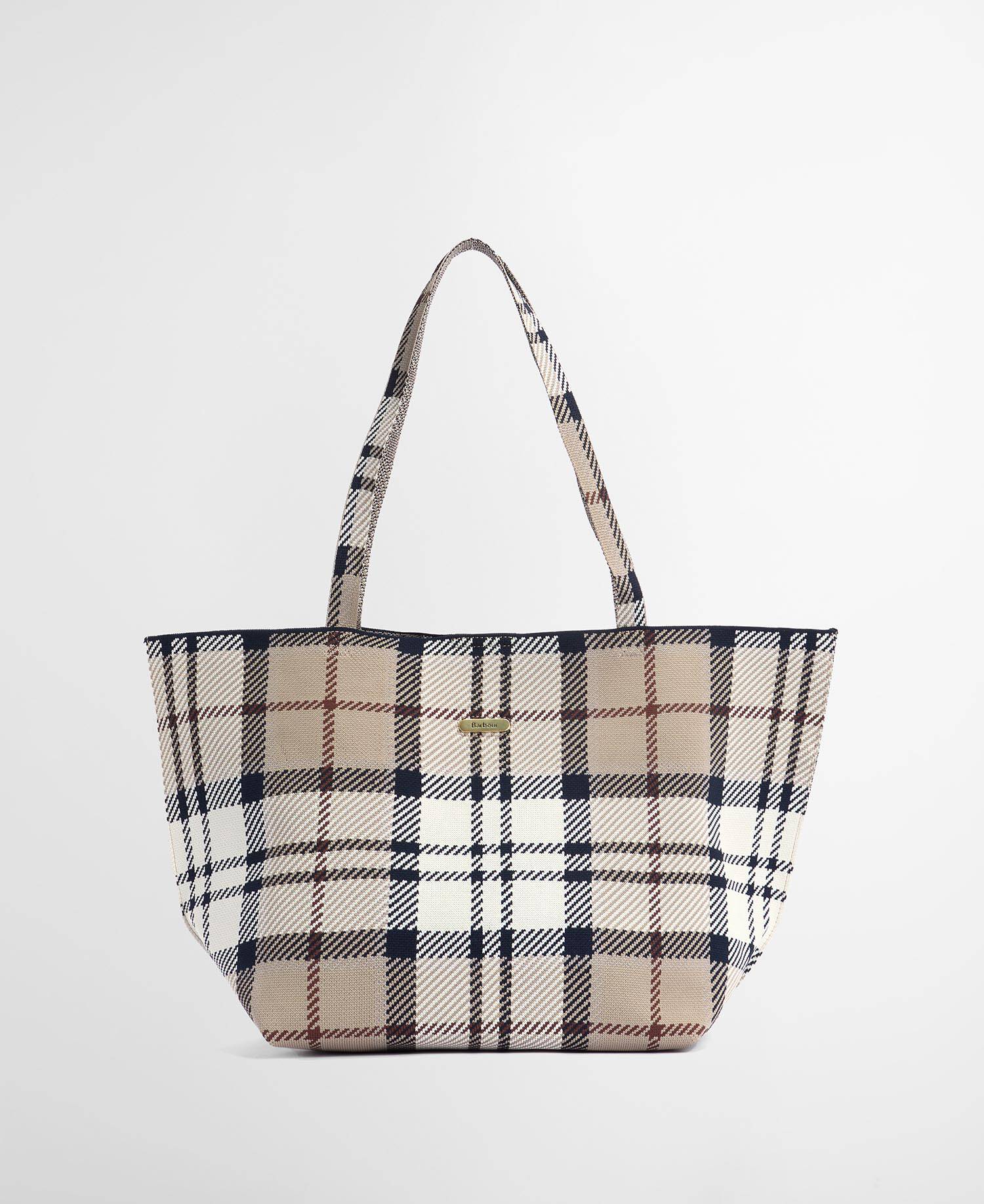 Layla Tartan Large Tote Bag image number 1