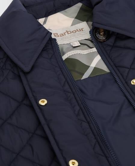 Laoise Quilted Jacket Dark Navy/Ancient Poplar