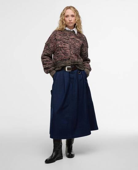 Rock Saima Midi Denim Rinse Wash