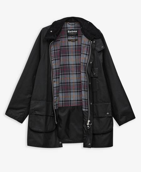 Wachsjacke Oversized Solway Black