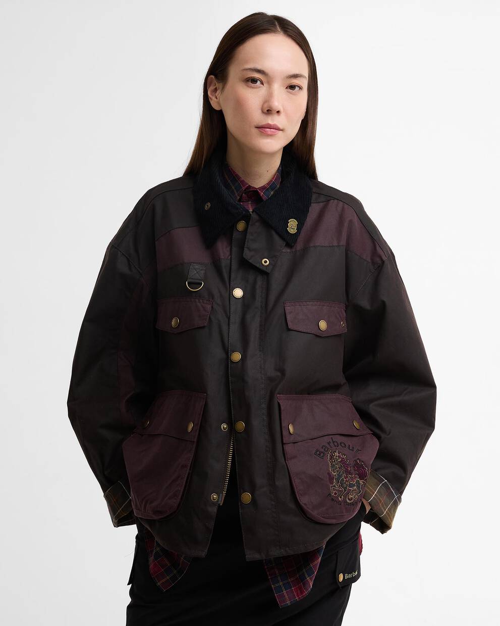 Barbour x Feng Chen Wang Wachsjacke Porter