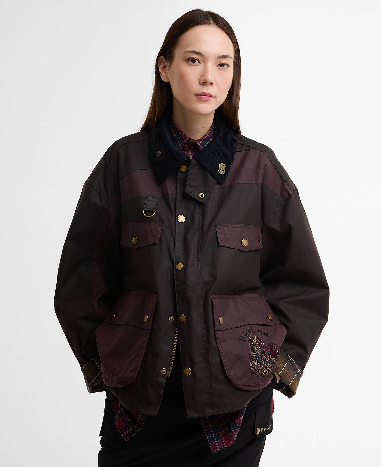 Barbour x Feng Chen Wang Wachsjacke Porter image number 2