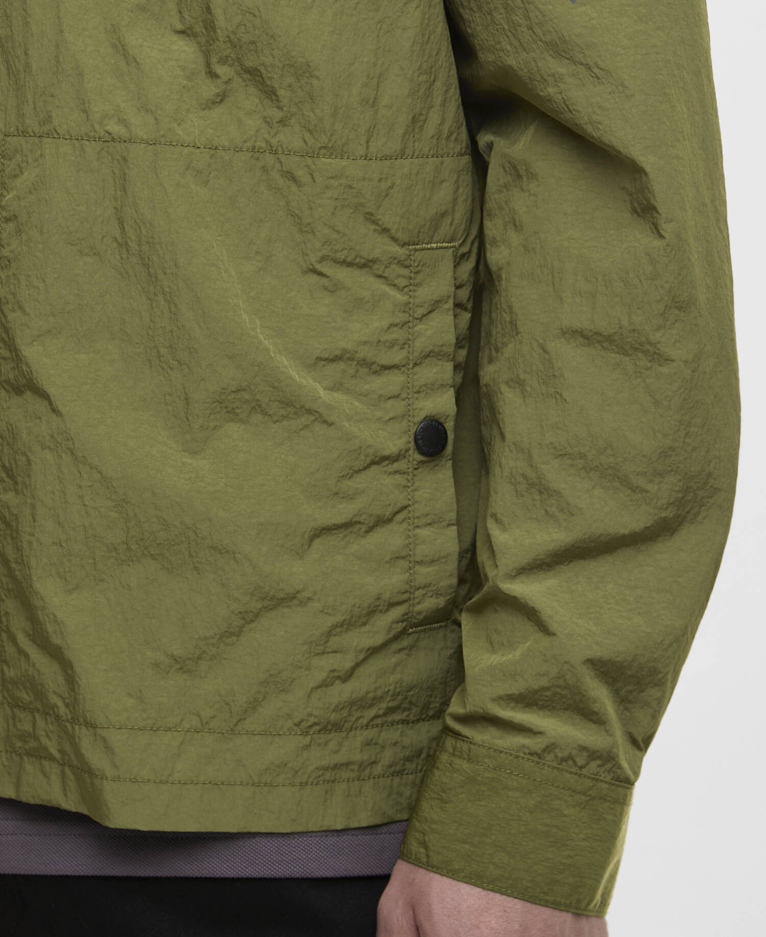 Inline Overshirt Cable Olive image number 5