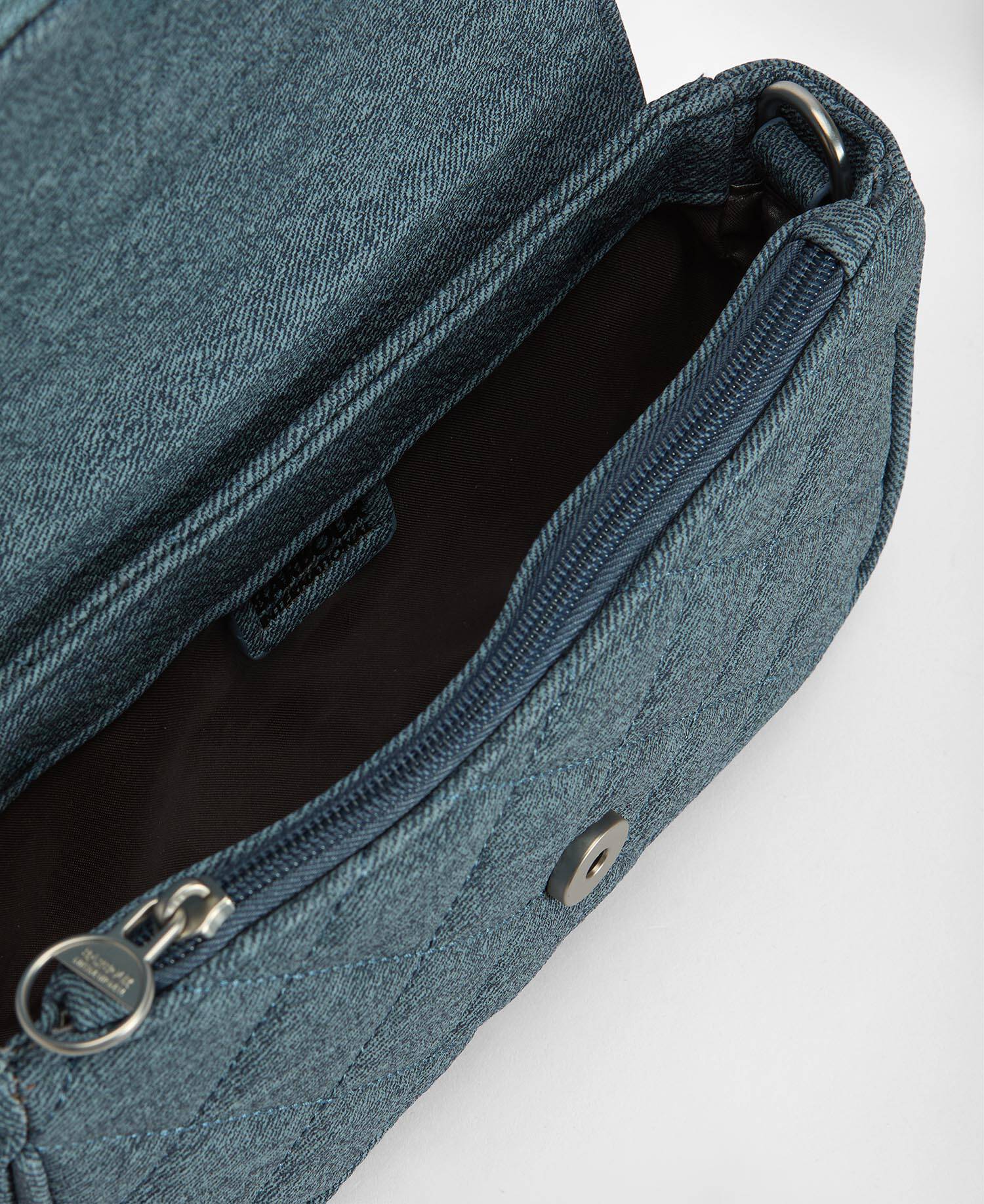 Denim Mini Soho Crossbody Bag Light Denim image number 9