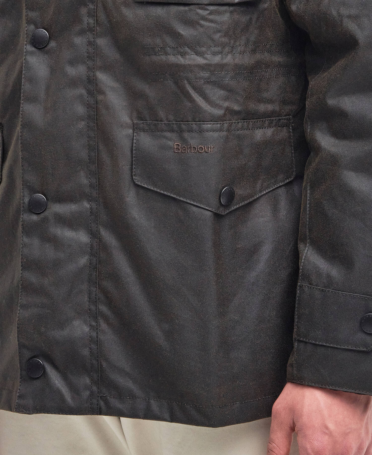 Sapper Waxed Jacket Olive-Classic image number 4