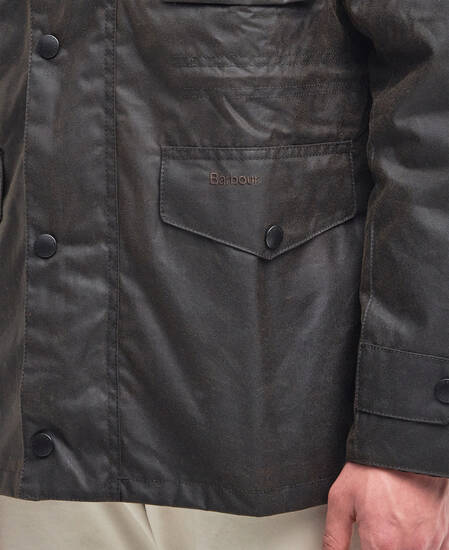 Sapper Waxed Jacket Olive-Classic