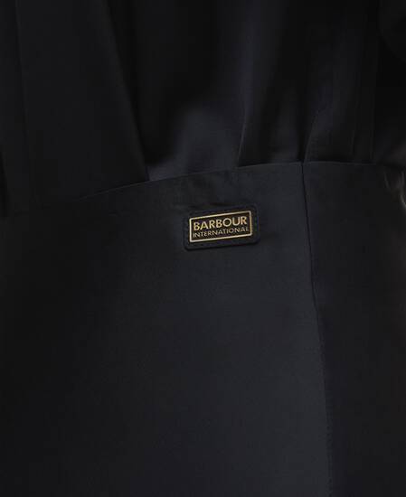 Kaia Satin Midi Skirt Black