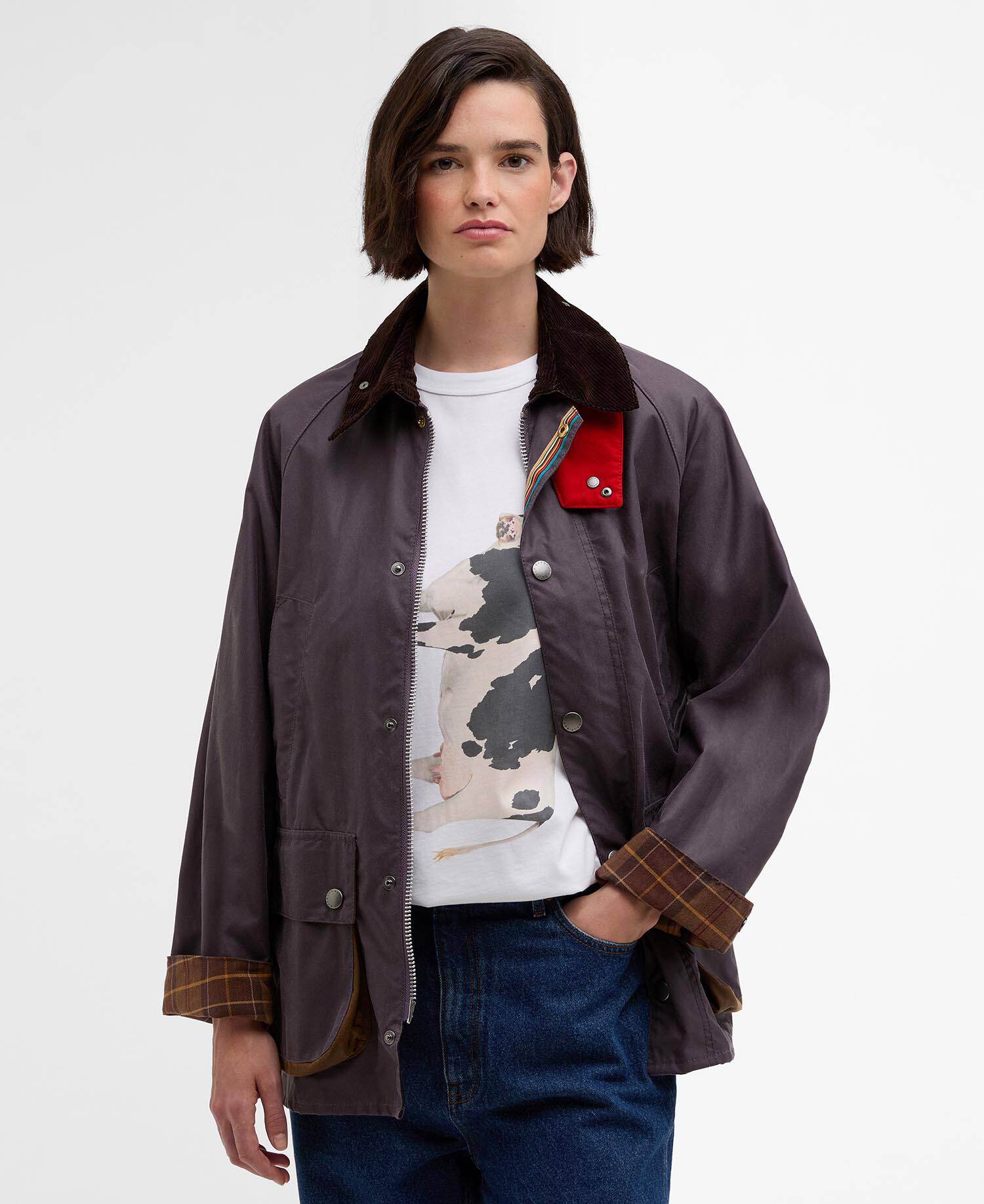 Paul Smith loves Barbour Wachsjacke Oversized Bedale image number 2