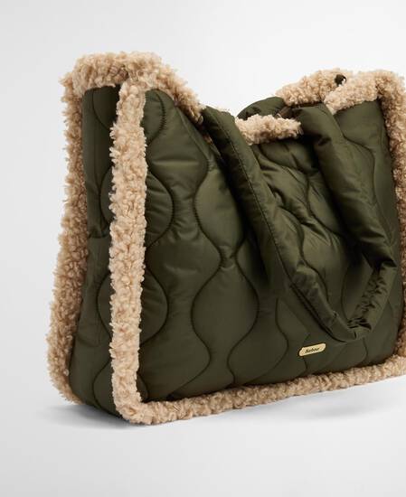 Borsa tote trapuntata Marnie Olive