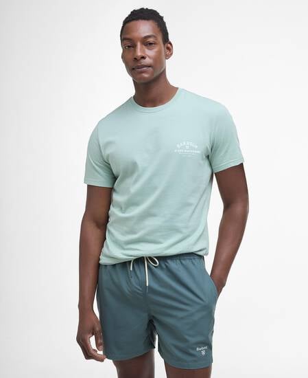 Logo Swim Shorts Vintage Teal