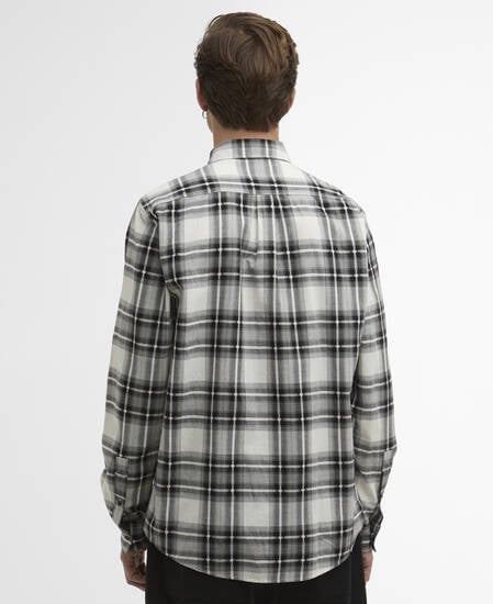 Camicia a quadri Keeran a maniche lunghe Black