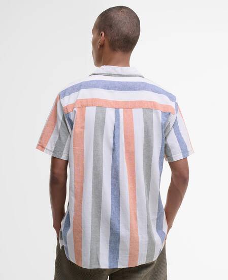 Clearwell Striped Short-Sleeved Shirt Whisper White