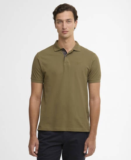 Pima Cotton Tailored Polo Olive