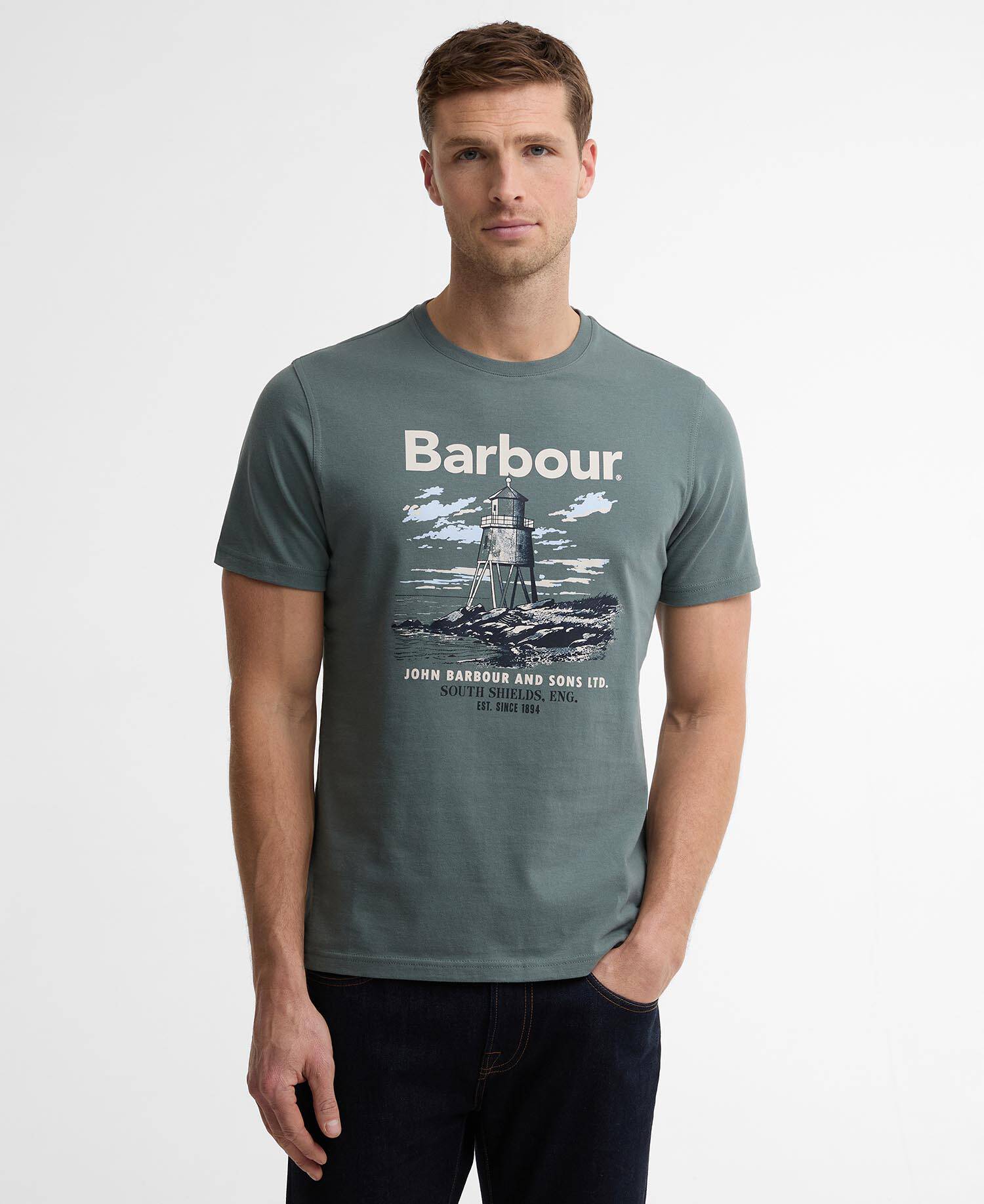 Harbourside Graphic T-Shirt Vintage Teal image number 0
