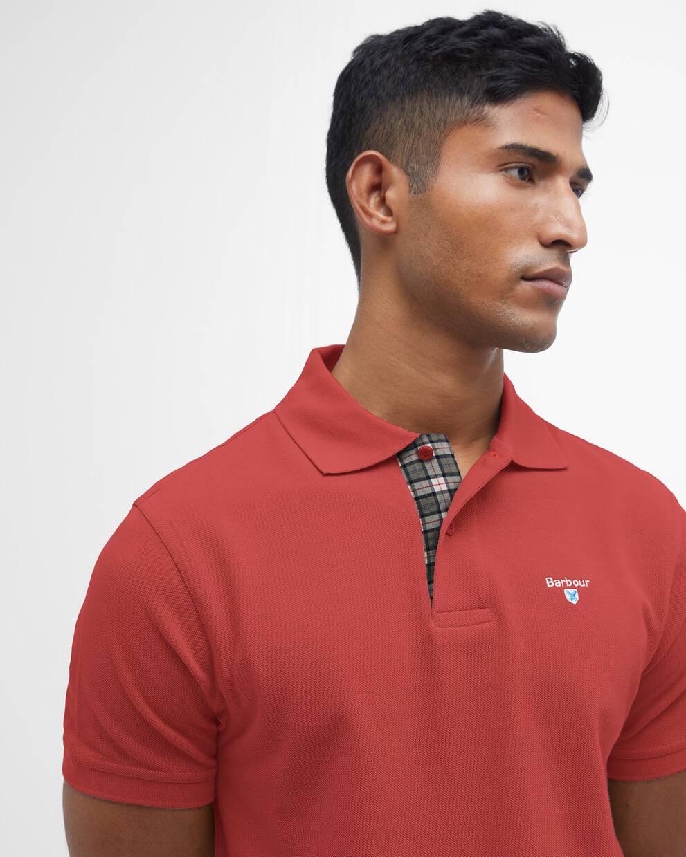 Tartan Pique Polo Shirt