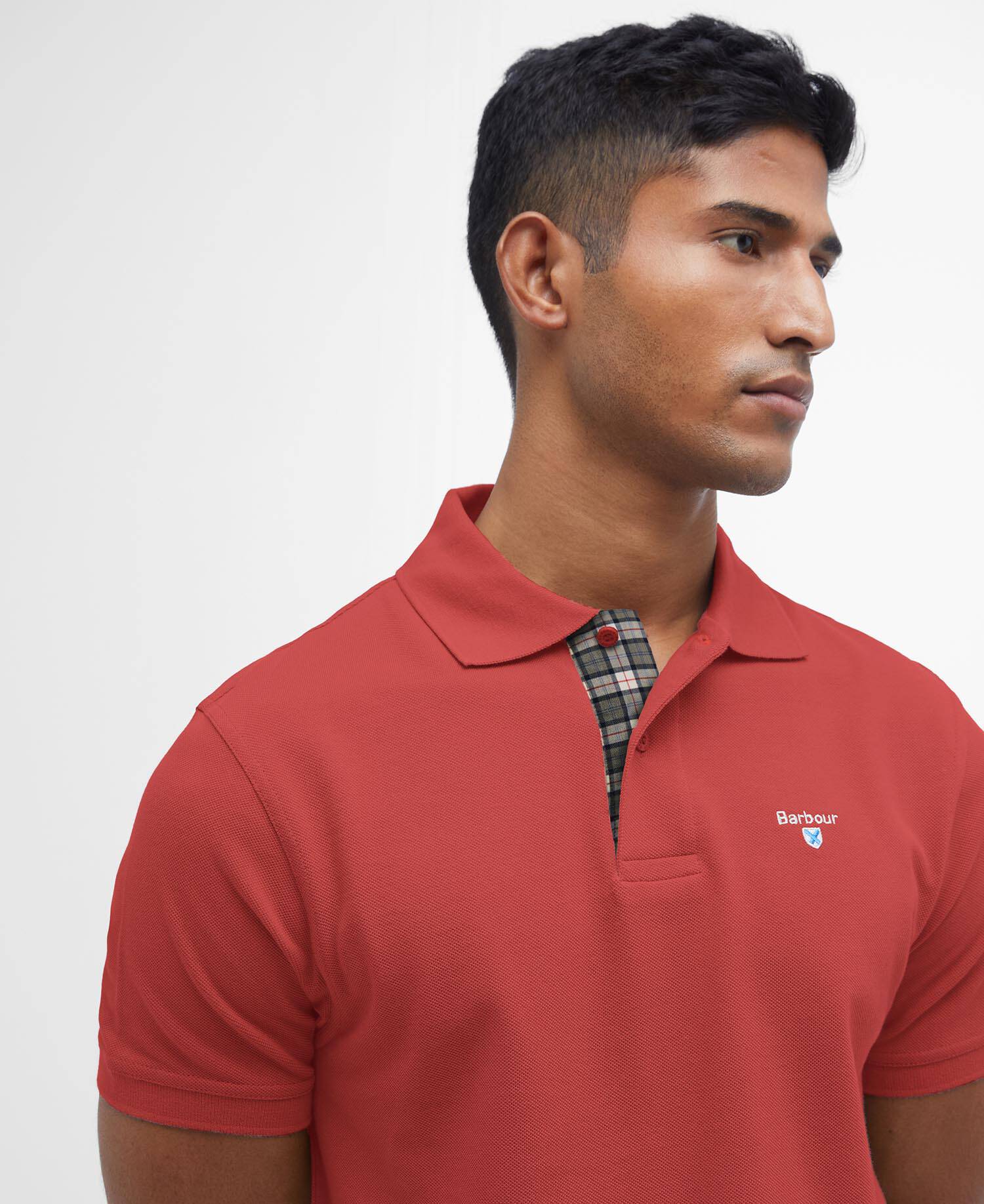 Tartan Pique Polo Shirt image number 3